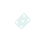 silhouette of a bandage